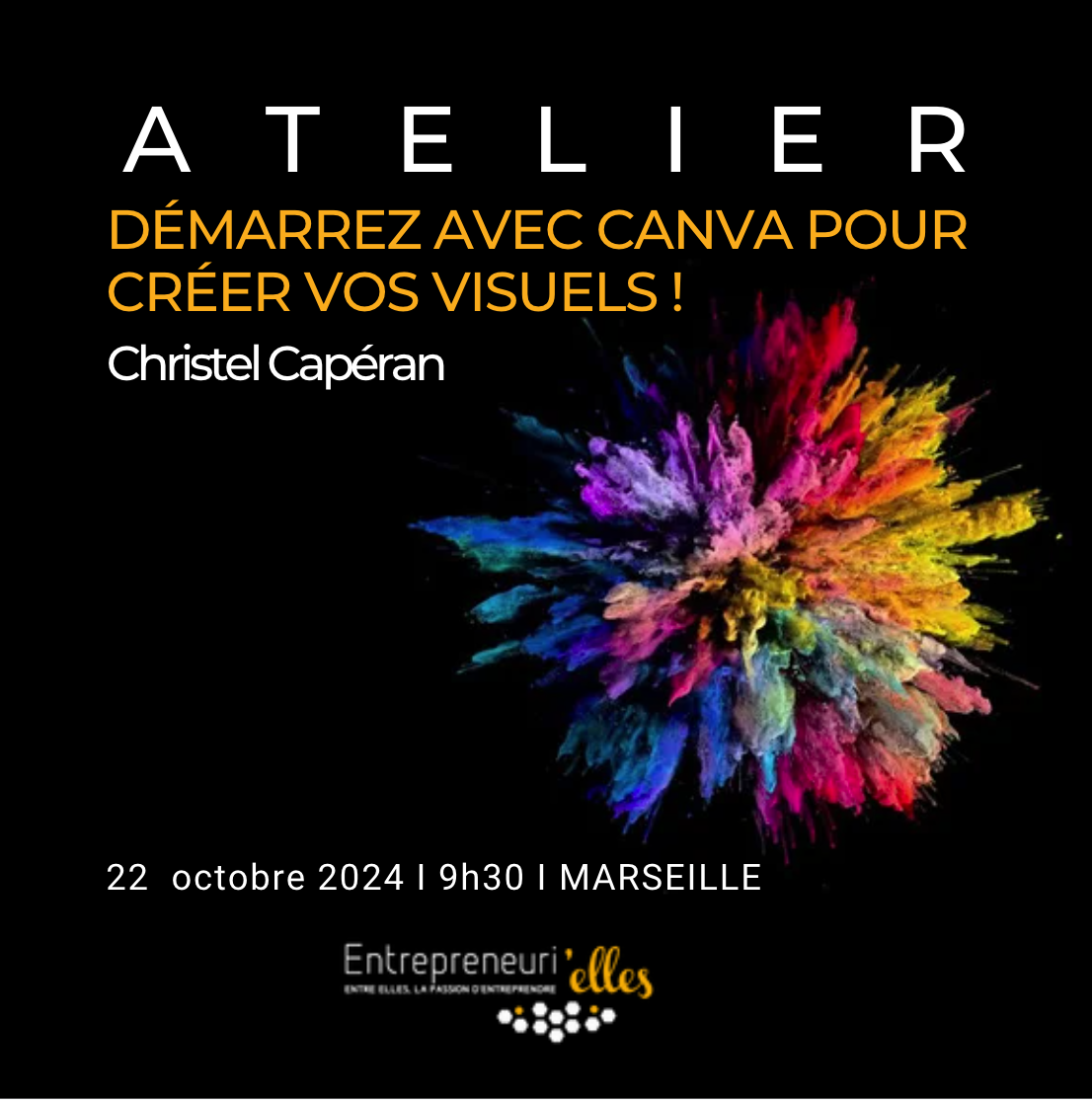 atelier Canva entrepreneures- Christel Capéran